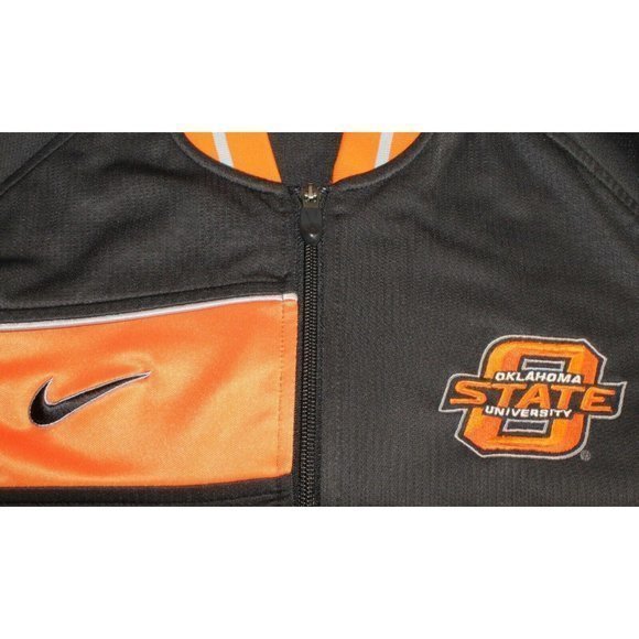 Nike Team Oklahoma State Cowboys Warm Up Full Zip Jacket Men's Size Medium - Picture 7 of 8